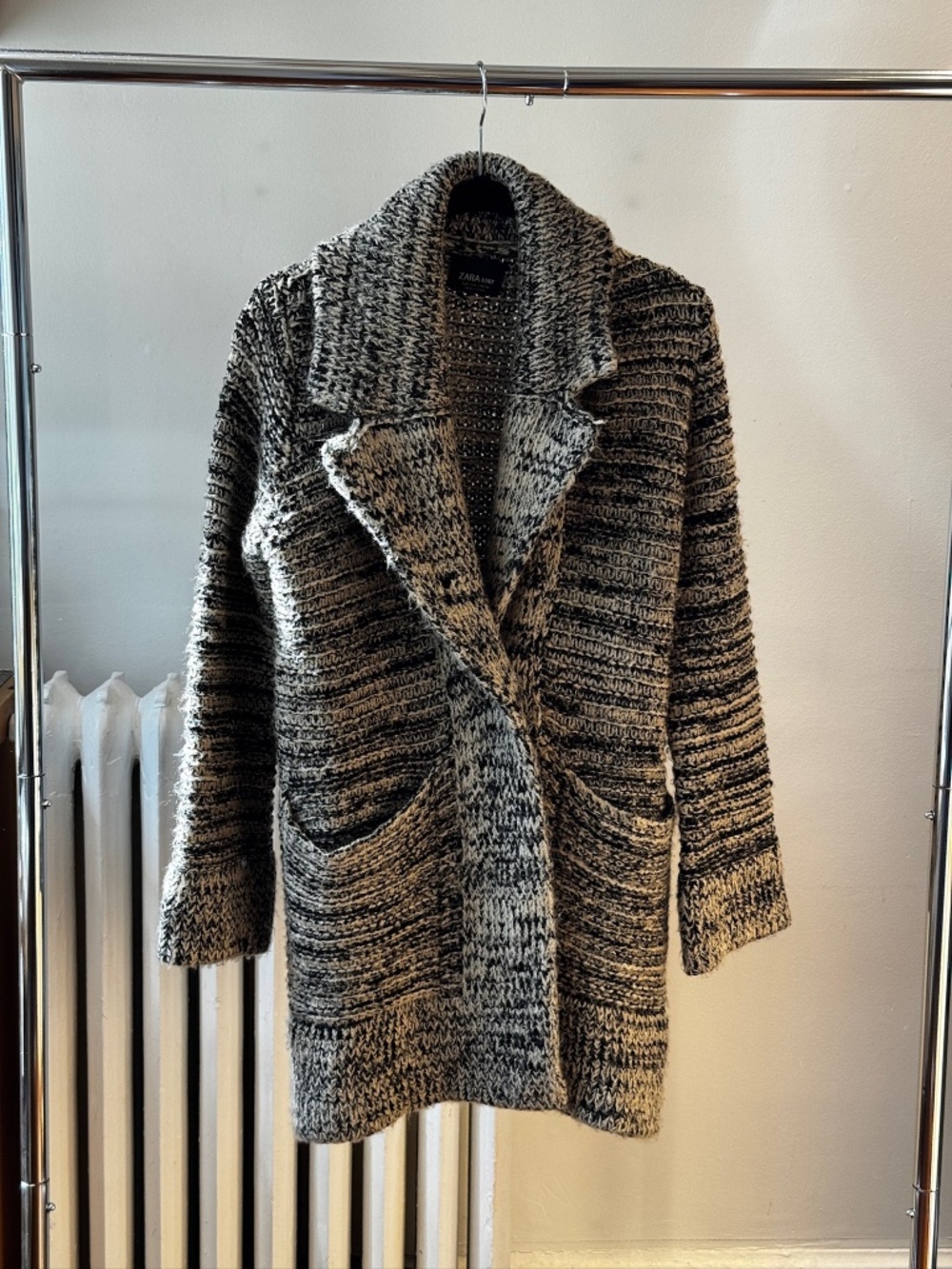 Zara Knit Long Cardigan
